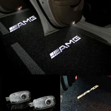 2Pcs LED Door Courtesy Light Ghost Shadow Projector For Mercedes-Benz W221 2008