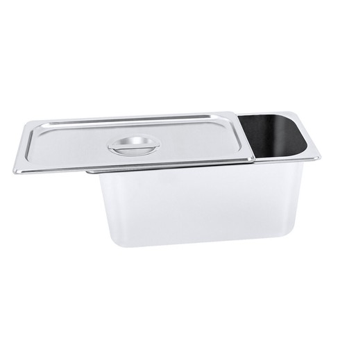 4x GN Beh?lter 1/3 GastroNorm Edelstahl Gastronomiebeh?lter mit Deckel 6" Tiefe - Bild 6 von 10