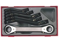 Teng Ttrors Metric Ratchet Ring Spanners (6 Pieces) Teng Ttrors Metric Ratchet Ring Spanners (6 Pieces)