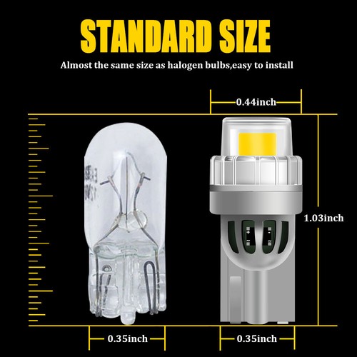 194 921 W16W LED Reverse License Plate Light Bulbs for 2019-2023 Chevy Silverado - Picture 6 of 12