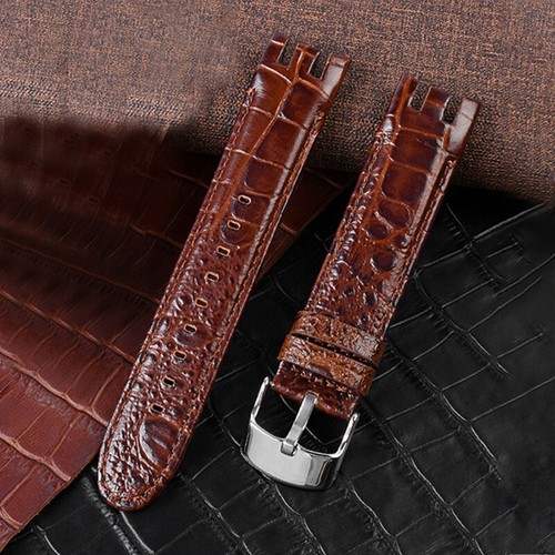 Steel Buckle Watch Strap For Swatch Yrs403 412 402g Curved Notched Watches - Picture 12 of 18