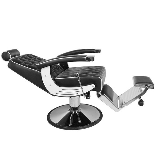 Barber Heerenstuhl Friseurstuhl Friseursessel IMPERIAL schwarz - Bild 2 von 5