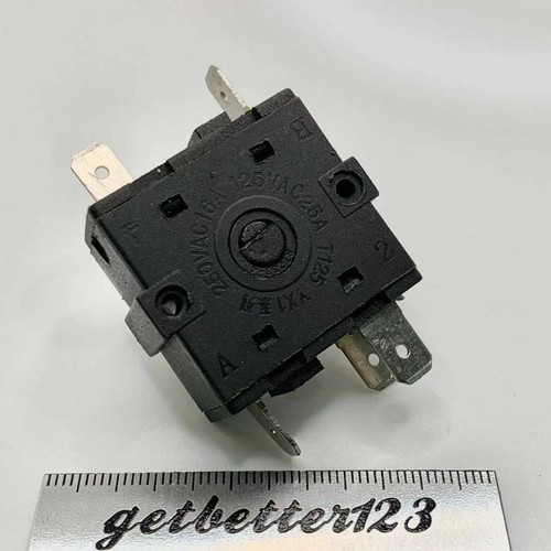 1pc Interruptor calentador eléctrico calentador de 5 Pines 3 engranajes poco sol calefacción de la habitación