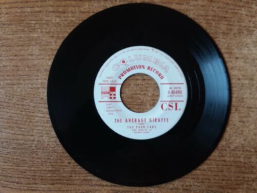PROMO 1955 VG++Four Lads-Too Much! Baby, Baby! / The Average Giraffe 40490 45