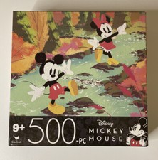 New Disney Mickey  Minnie Mouse 500 Piece Jigsaw Puzzle Cardinal 11x14