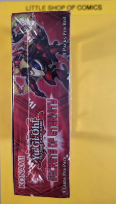 YuGiOh Secrets of Eternity Sealed Booster Box 24 Packs 1st Ed. English See Photo | eBay YuGiOh Secrets of Eternity Sealed Booster Box 24 Packs 1st Ed. English See Photo | eBay