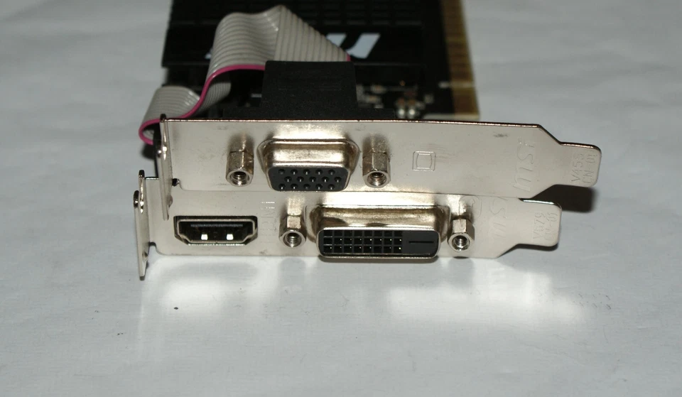 MSI Nvidia GT710 GT-710-2GD3H 2GB HDMI/DVI/VGA Low Profile Graphics Card - Image 3 of 3