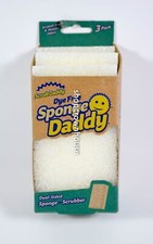 Scrub Daddy DYE FREE Sponge Daddy Heavy Duty Scrubber Sponge All Purpose 3 Pack