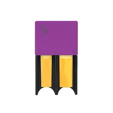 D'Addario DRGRD4ACPU Small Reed Guard for Clarinet & Saxophone Reeds, Purple