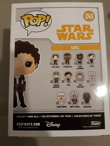 Look!! Funko POP! Star Wars: Solo - Val #243 - Picture 2 of 2