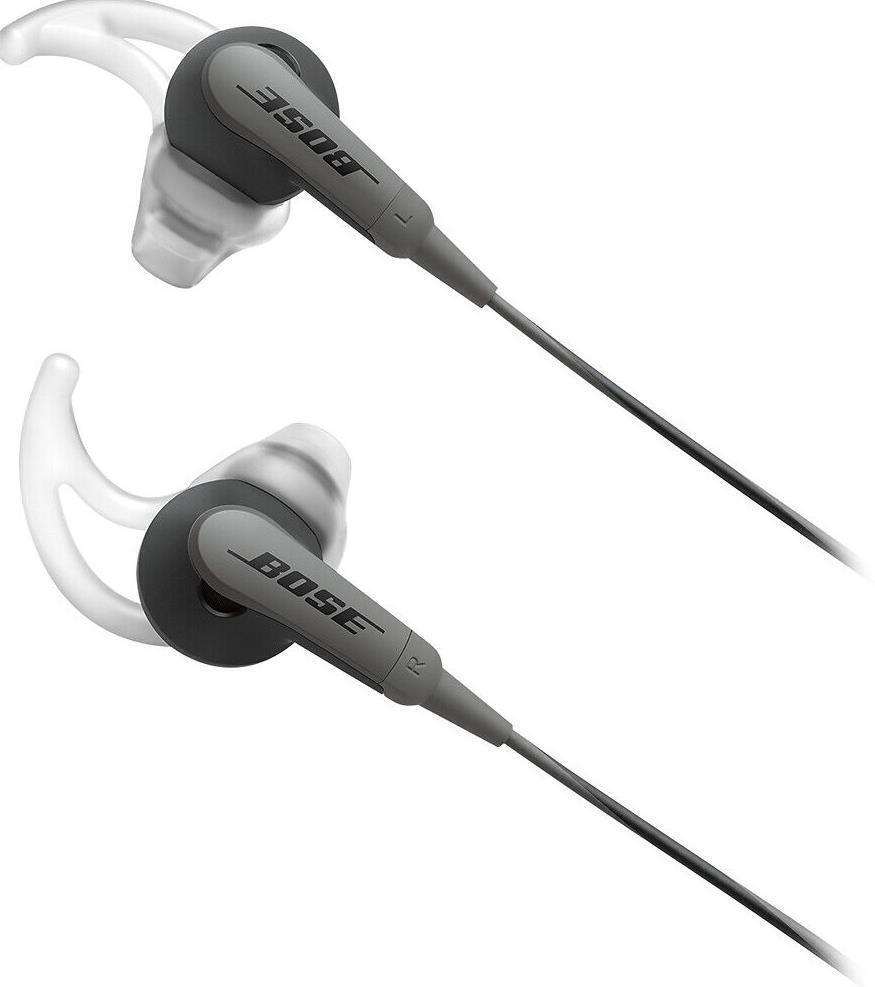 Bose SoundSport 3.5mm Jack Wired Earbuds In Ear Headphones Black