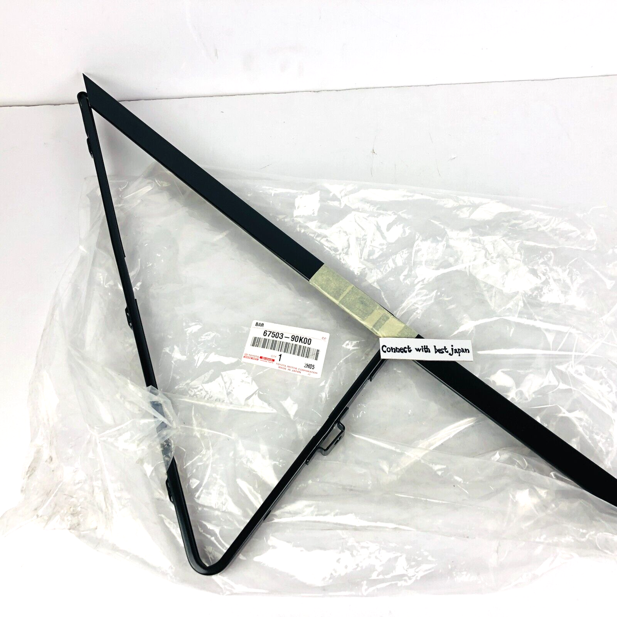 TOYOTA GENUINE BAR ASSY FRONT DOOR WINDOW DIVISION RH 67503