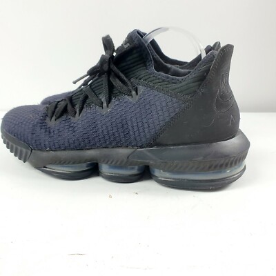 Size 10 - Nike LeBron 16 Low Triple Black for sale online | eBay display picture 1