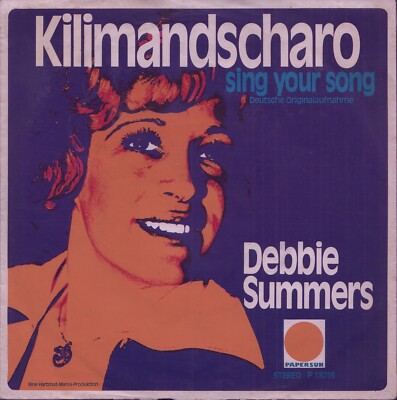 DEBBIE SUMMERS: Kilimandscharo (´74 / scarce orig. German-language 7'')