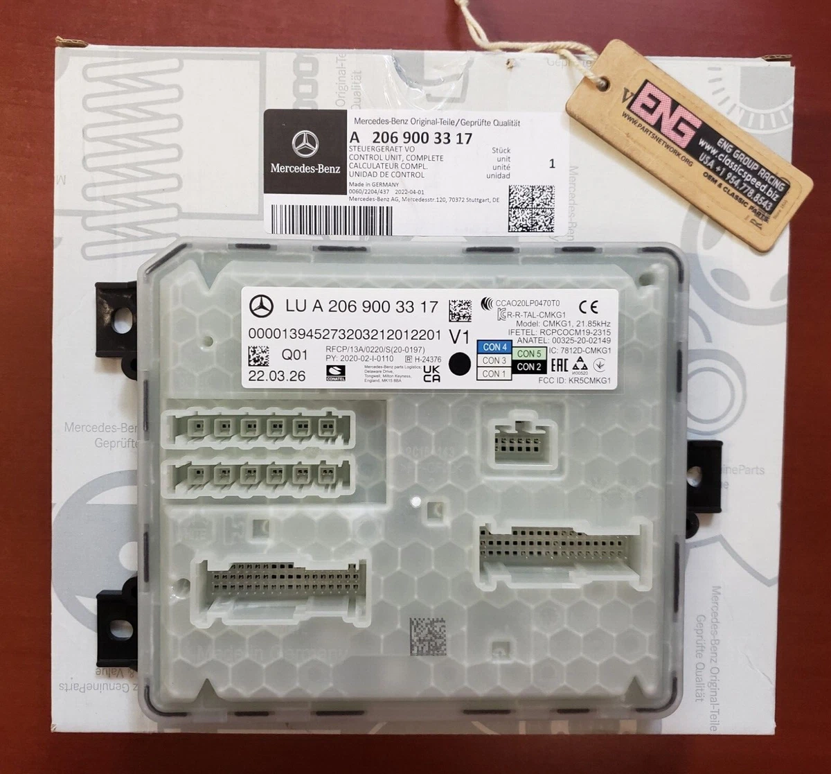 Control Unit, Complete - Mercedes-Benz (A2069003317) NEW, ORIGINAL 