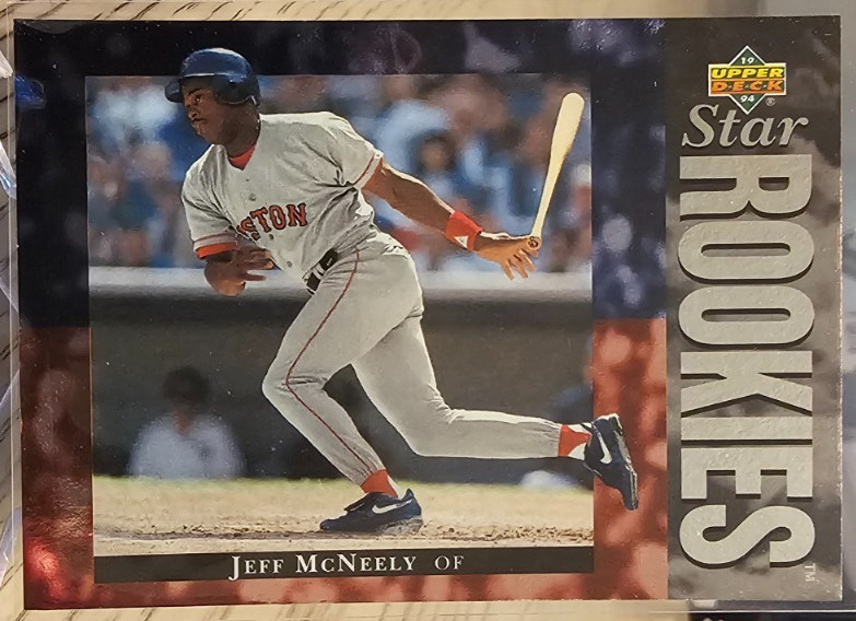 1994 Upper Deck Star Rookies Jeff McNeely RC #21 Boston Red Sox