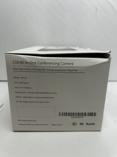 Brand New Nuroum C10 HD 1080P Conference Webcam All in 1 Video Conference Camera - Afbeelding 7 van 7