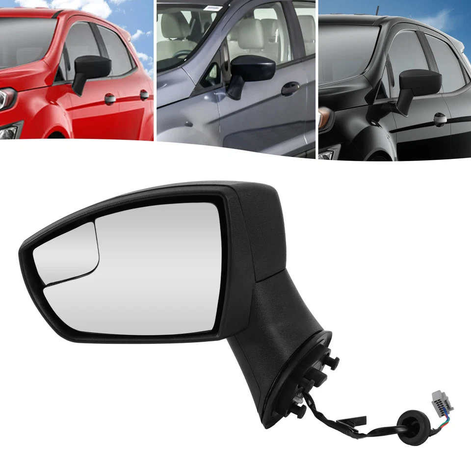 Manual Folding Rear View Mirror Front Left Mirror For 2018-2022 Ford EcoSport - Image 2 of 4
