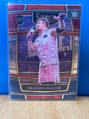 2022 #78 Grayson Waller Panini Select WWE NXT 2.0 Concourse Level Red & Blue RC