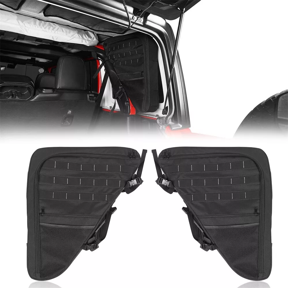 2pcs Roll Bar Storage Cargo Bag Multi Pockets for 18 23 Jeep