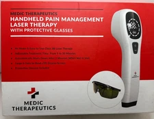 Medic Therapeutics Handheld Pain Management Laser Therapy With Protective Glasse