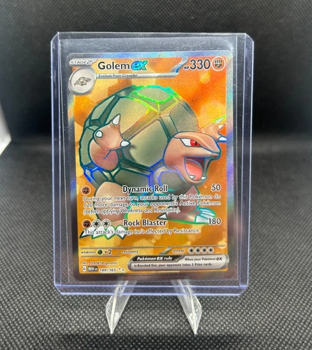 Pokémon TCG Golem ex 189/165 SV: Scarlet & Violet 151 Ultra Rare NM B