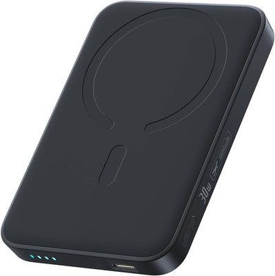 Magnetische Powerbank 10000mAh, kabellos, USB-C, kompatibel mit iPhone