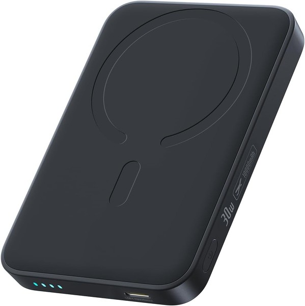 Magnetische Powerbank 10000Mah, Kabellos, USB-C, Kompatibel Mit Iphone-image
