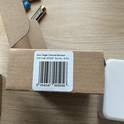 Hive Heizung Smart Link Einkanal Thermostat Empfänger - Weiß SLR1C