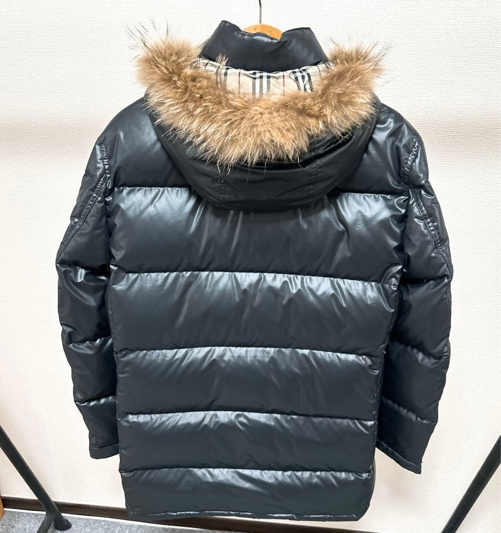 BURBERRY BLACK LABEL Down Jacket Black Size L From Japan thumbnail 6