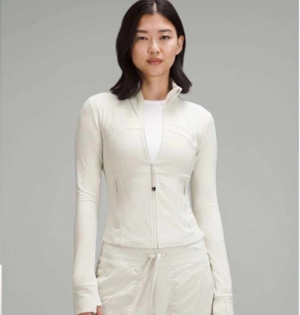 Lululemon Women's Full-Zip Solid Define Cropped N… - image 1