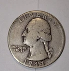 1944-P Washington Quarter 90% Silver Philadelphia Minted