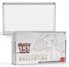 Acrylic Display Case Pokemon 151 Ultra Premium Collection Box UPC UV Protection