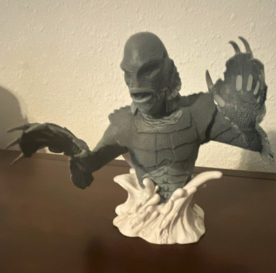 Monogram Creature from the Black Lagoon Black & White Bust Bank MPN 84305
