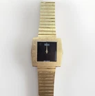 Vintage 1976 Men's Seiko 43-3339 gold Daini 32mm 2j Quartz roman numeral Rare!!
