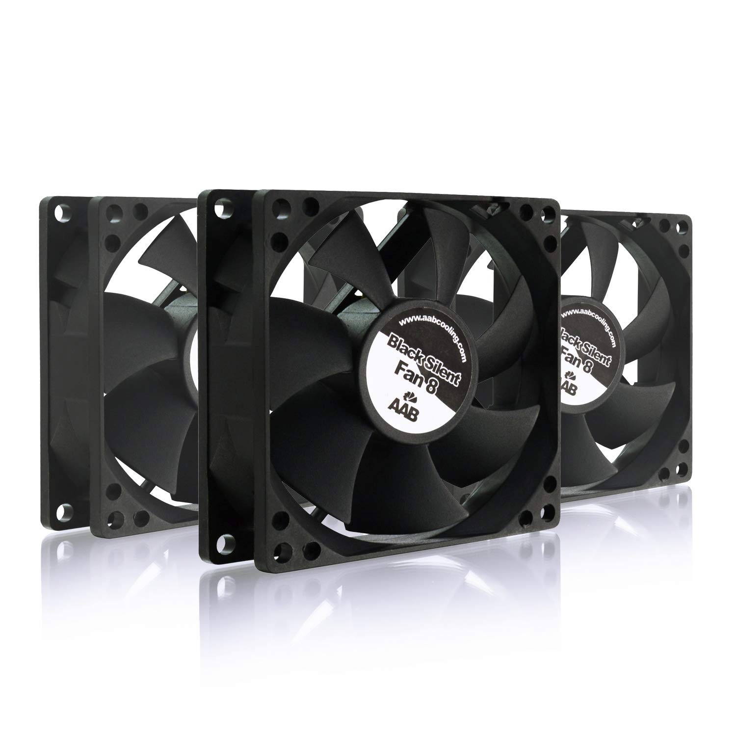 AABCOOLING Black Silent Fan 8 - una Silenziosa e Molto Efficiente 80mm (s1L)