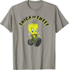Looney Tunes Tweety Halloween Graveyard T-Shirt
