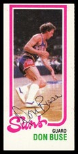 Don Buse Autographed 1980-81 Topps Card #190 Phoenix Suns