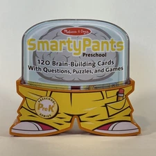 Melissa and Doug Smarty Pants Preschool Pre K Educational Questions Complete NEW