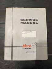 1960s Mack Truck Series Truck Service Repair Manual