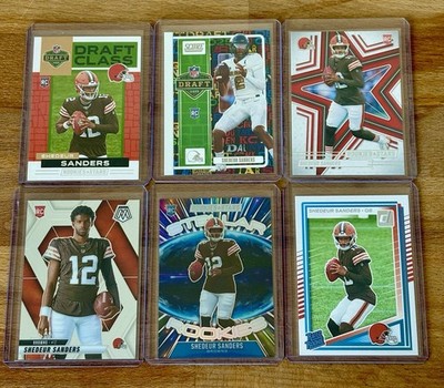 2025 Panini Shedour Sanders 6x RC Lot Cleveland Browns  