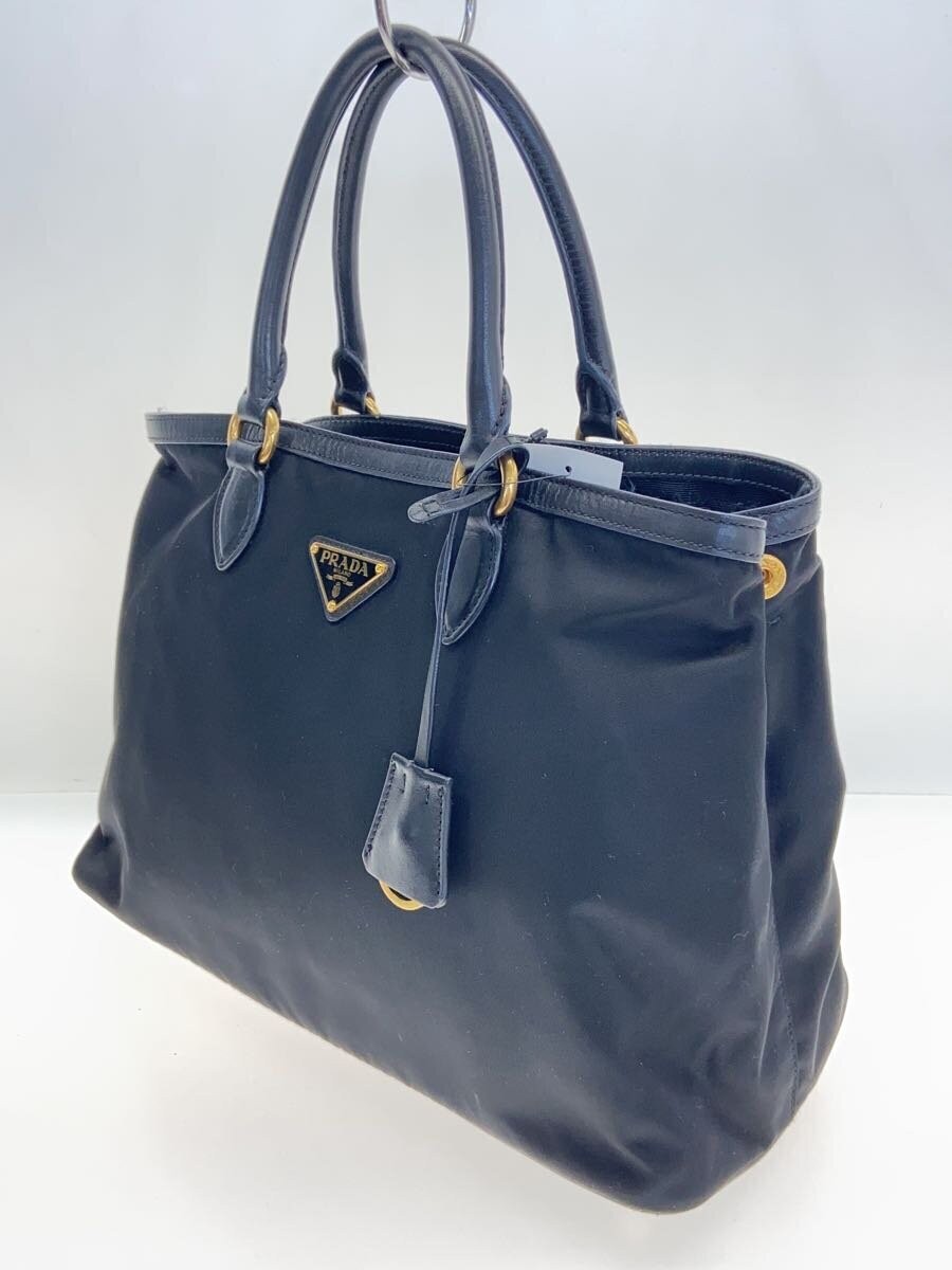 PRADA Handbag Nylon BLK Solid 1BA579 - image 2
