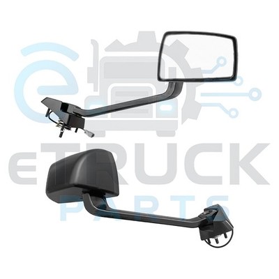 2018 2026 Mack Anthem Passenger Side Hood Mirror Paint to Match Black | 78645624