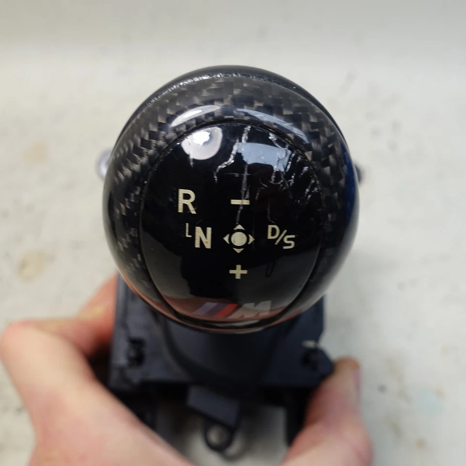 BMW F80 M3 F82 M4 DCT Dual-Clutch Shifter Knob Carbon Trim OEM 2015-2020 - Image 3 of 4