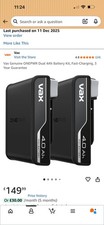 Image of 2X Vax OnePWR 4.0Ah Max Battery - Black (BV25040) and charger