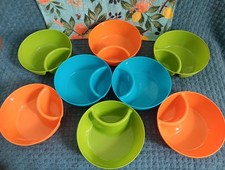 Set Of 8 Party Peacock/ Chips & Dip / Salsa &...