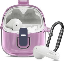 Clear Case for JBL Tune Flex True Wireless Noise Cancelling Earbuds Anti-Scratch