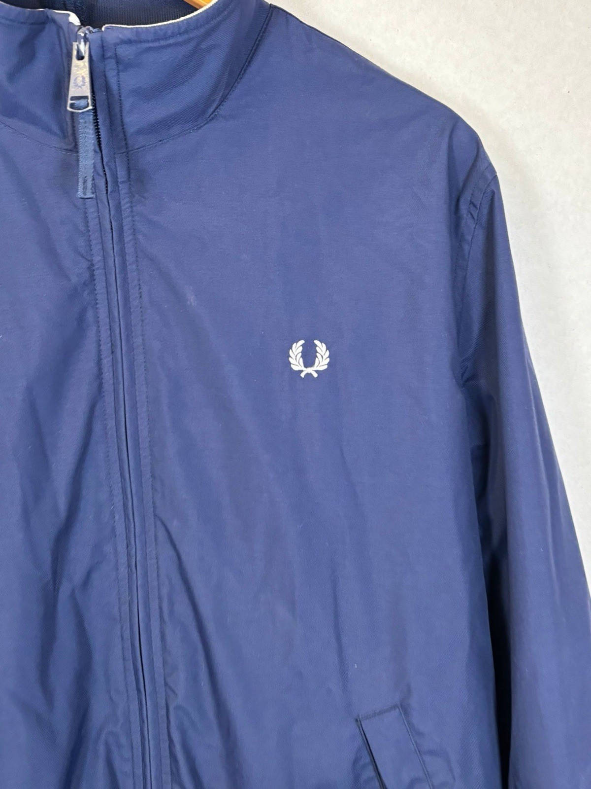 Vintage Fred Perry Sportswear Navy Track Jacket Casuals MOD Mens Size Medium image 6