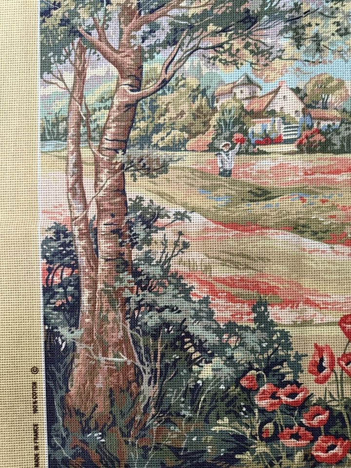 Seg De Paris Printed needlepoint tapestry 65x120 Cm canvas Only in the fields - Image 2 of 4