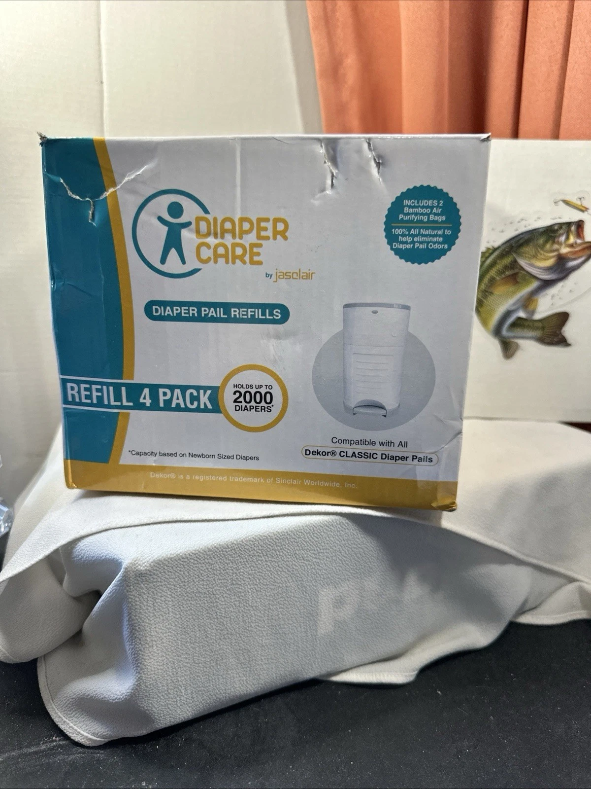 Diaper Care by Jasclair Diaper Pail Refills 4 Pack Compatible with Dekor Classic